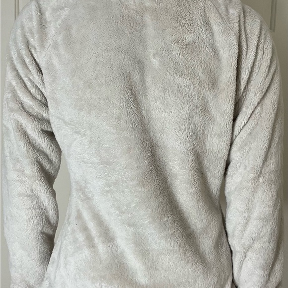 The North Face White Fleece Deep Pile Sherpa 1/4 Zip Pullover Women’s Size XS/tp - Picture 4 of 9